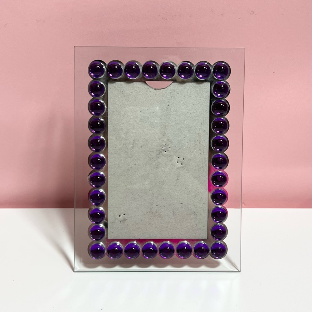 Vintage Y2K 2000s purple picture frame